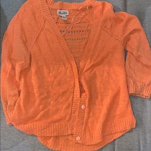 Orange Cardigan